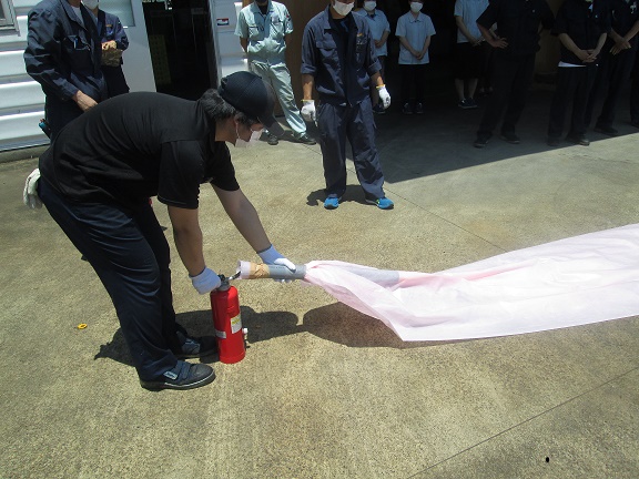 防災訓練の様子